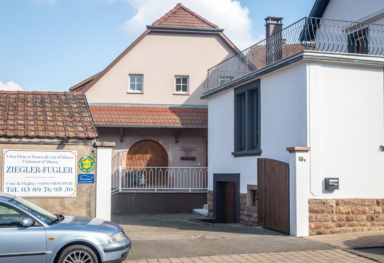 Gites & Chambes D'Hotes Fugler Orschwihr Bagian luar foto